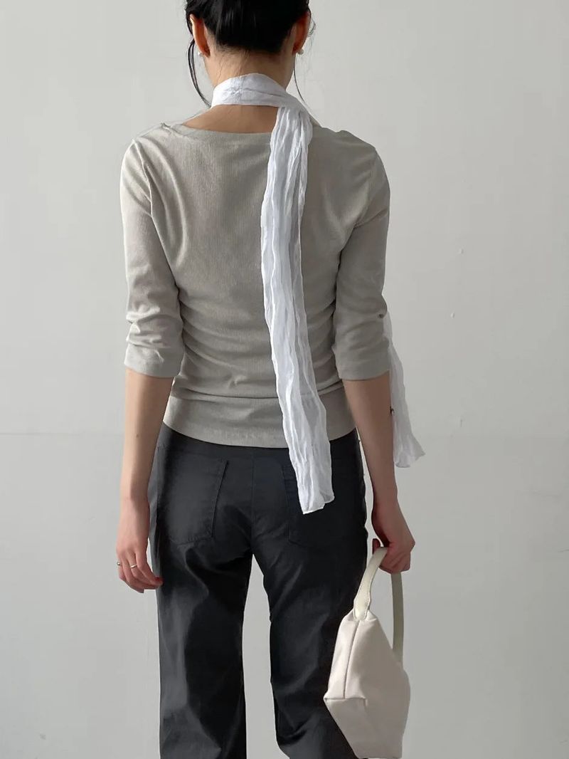 Diane Wrinkle Long Scarf