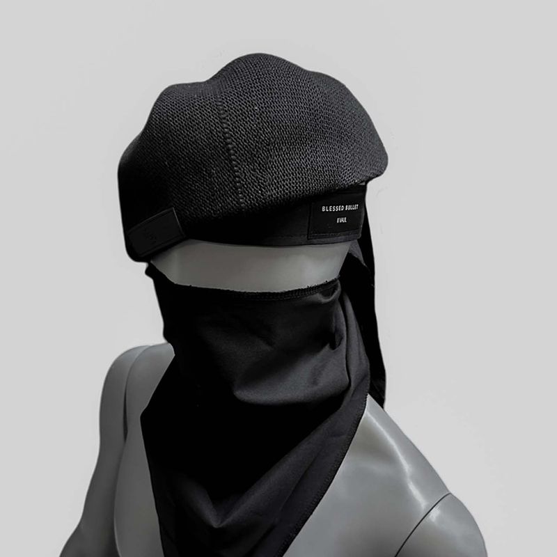 Label multi-tie scarf