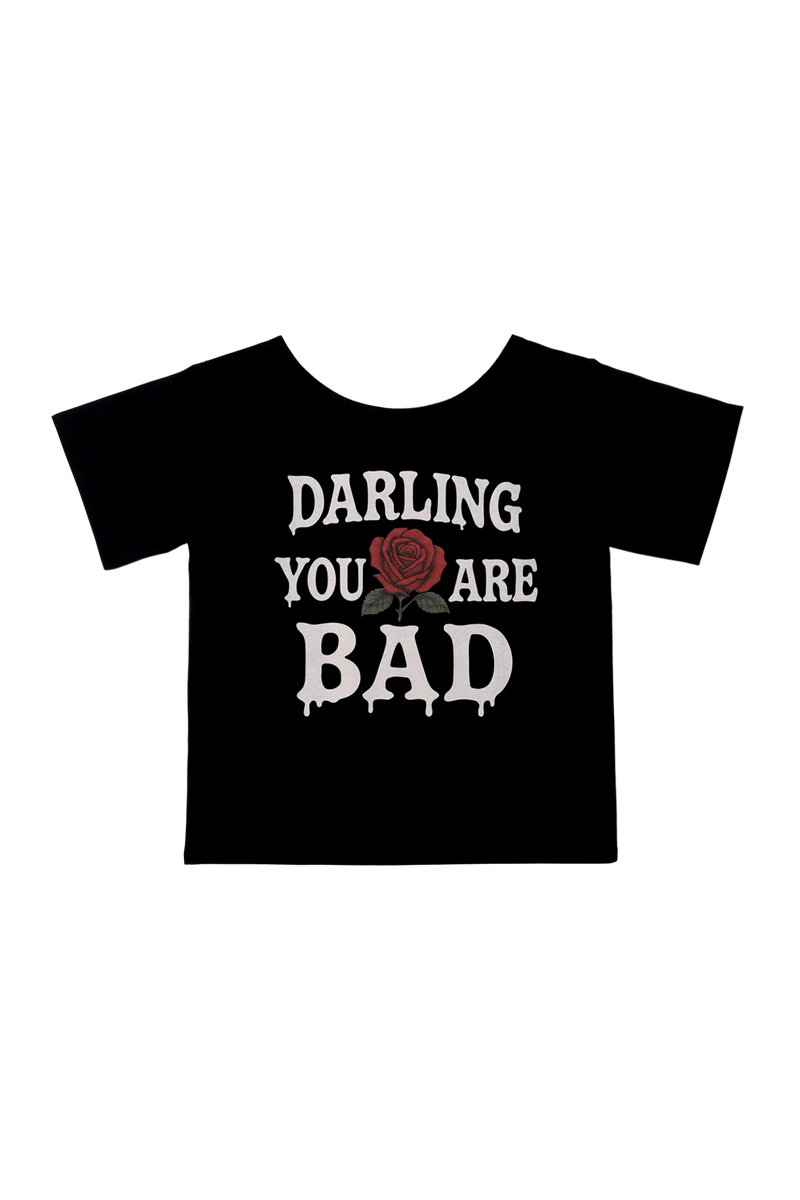 DARLING, YOU ARE BAD（YOU ARE BAD）の「MELTING ROSE TEE #BLACK（Tops）」