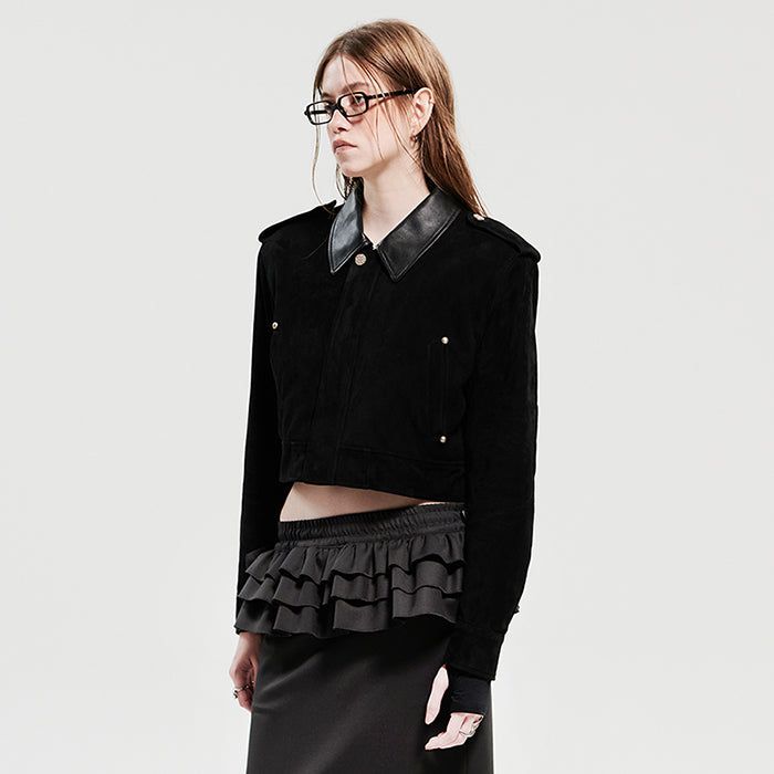 HOLY NUMBER 7(ホーリーナンバーセブン)の「BOMBERS SHOULDER OUTERWEAR_BLACK(Jackets/Outerwear)」