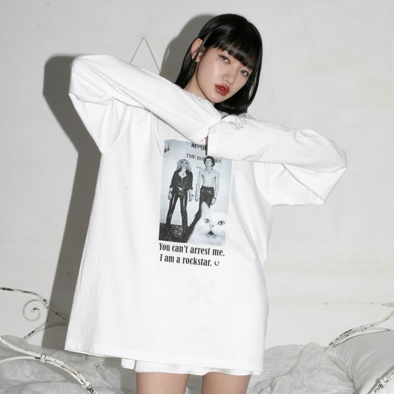 CLUT STUDIO（クラットスタジオ）の「Sid and Nancy T-shirt - WHITE（Tops）」