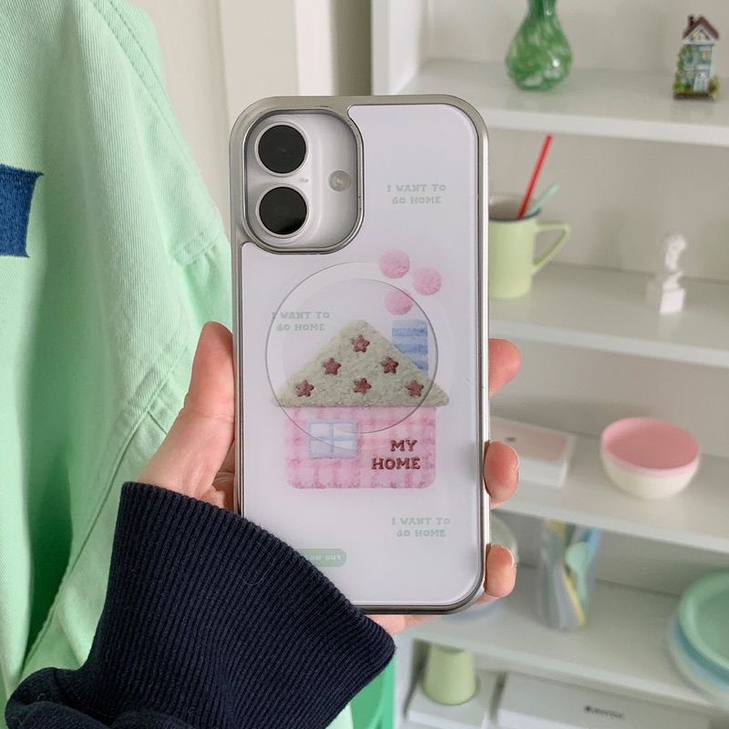 mellow out(メロウ アウト)の「my home case / pink ver.(Smartphone Accessories)」