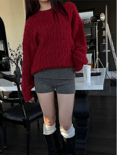 [F/W] Knit short pants