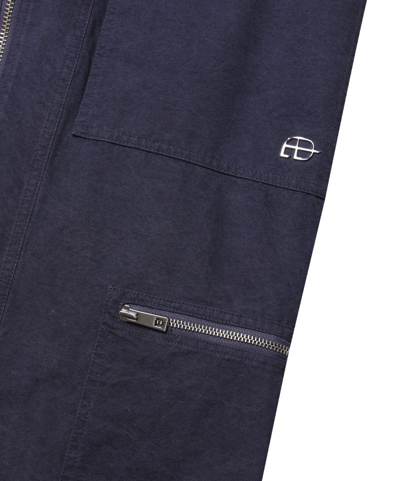 WASHED 2WAY ZIP SKIRT_PURPLE BLUE