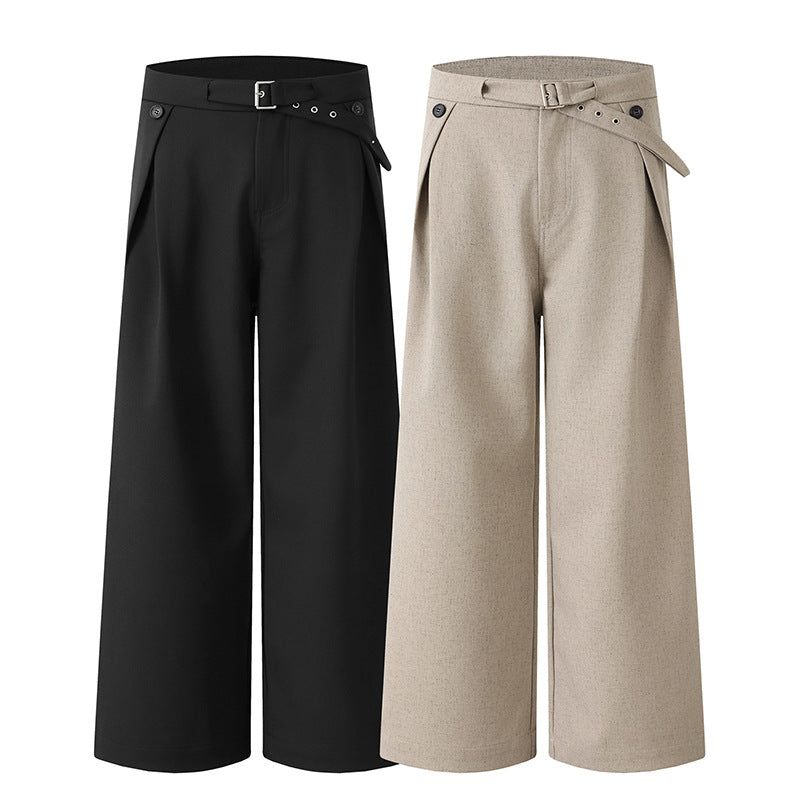 Alden Belted Wide Trousers