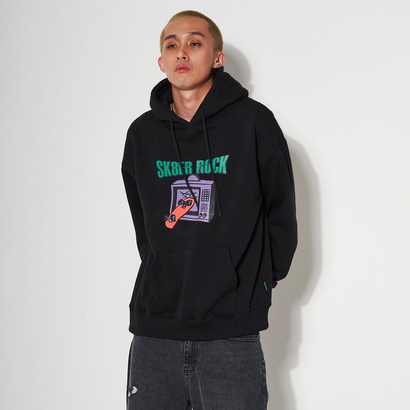 TV ROCK HOODIE BLACK