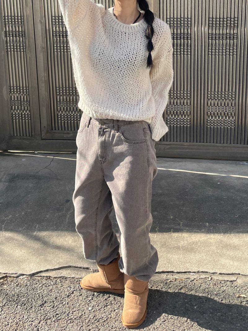 Chestnut latte wide pants