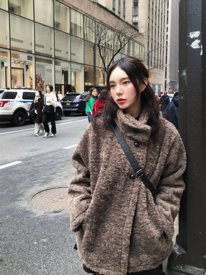 Gumi Suede Fur Coat (4c)