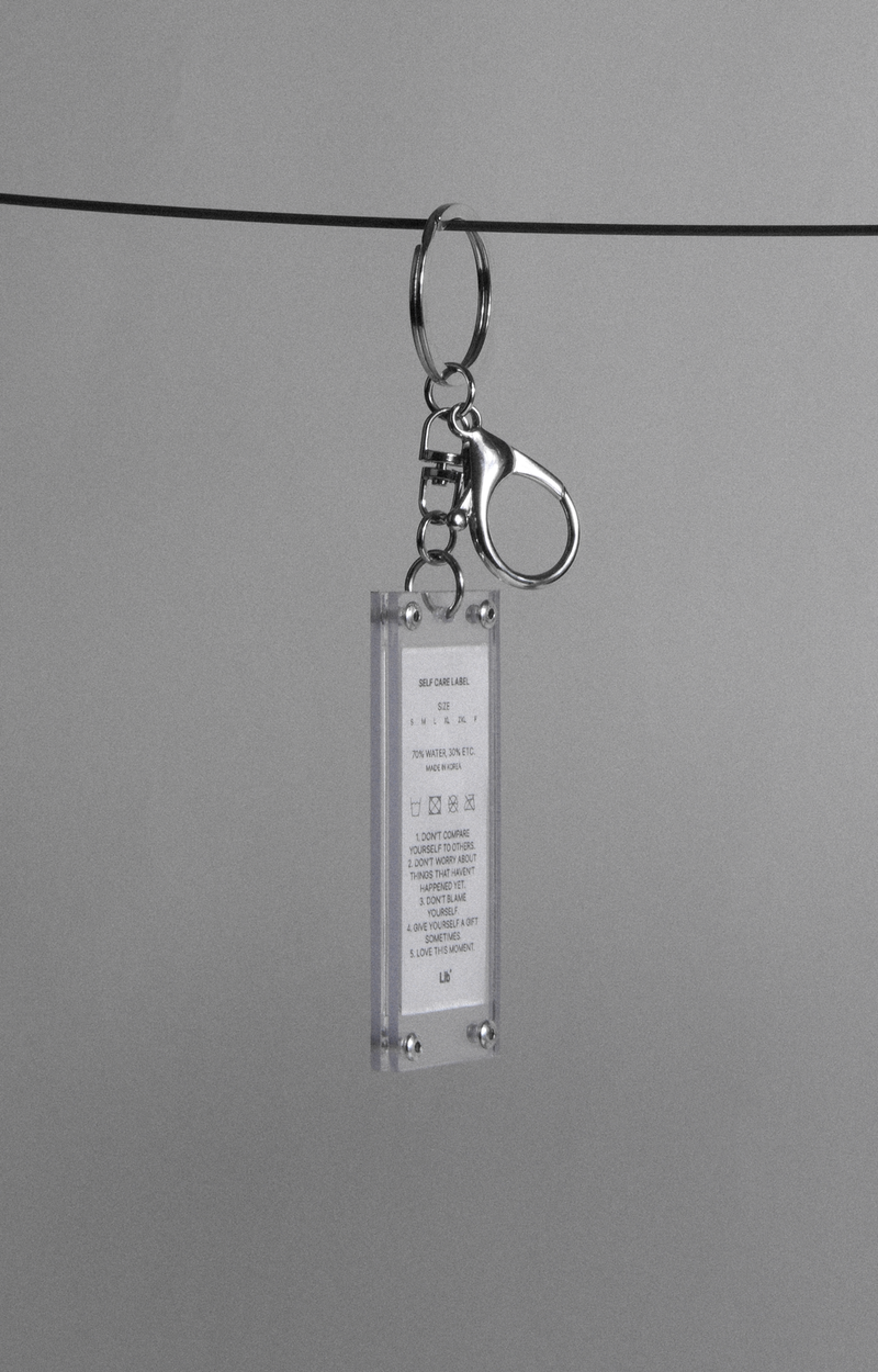 Archive Keyring - self care label