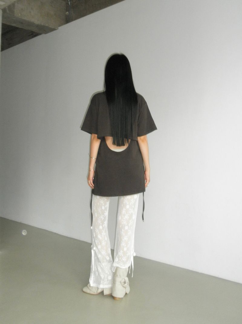 RETRO LAYERD -T _ DARK BROWN