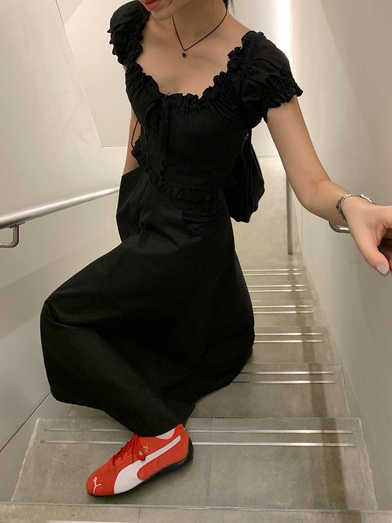 [MADE] POUTO COTTON LONG SKIRT