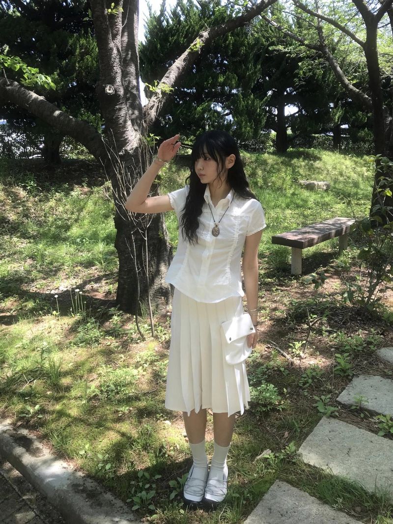 ao vintage frill shirts