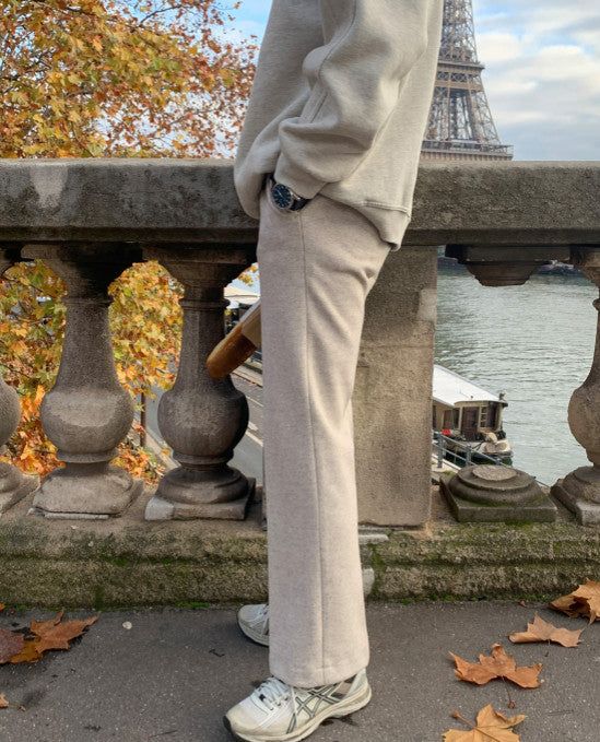 ASCLO Wool Long Wide Slacks (3color)