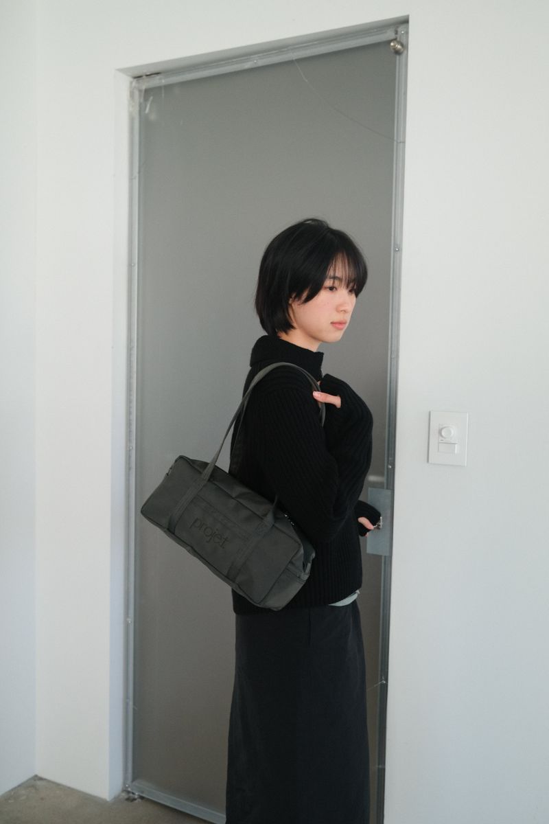 compact duffle bag (deep green)