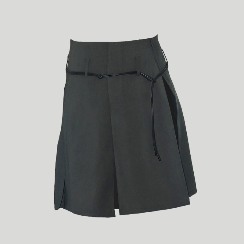 PROPELLER SKIRT: CHARCOAL