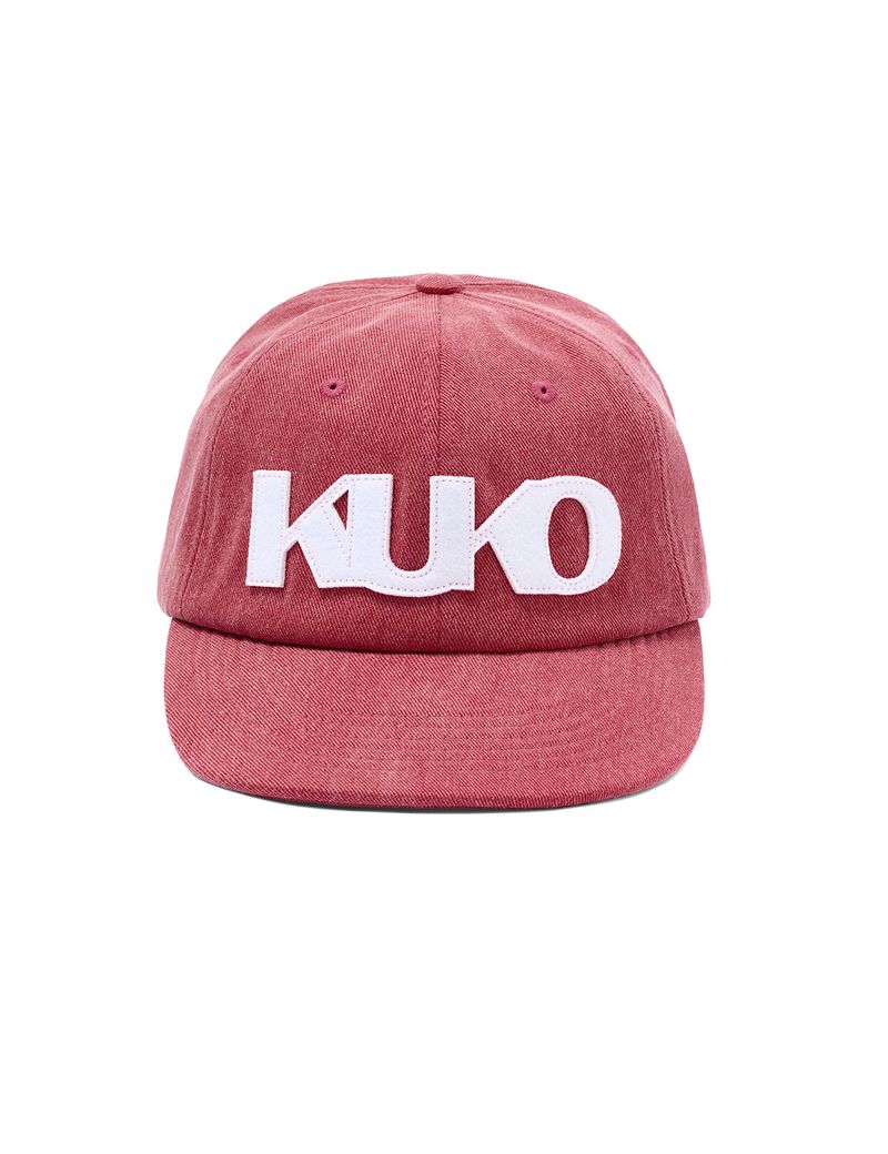 KUKO（クコ）の「KUKO シンボル6パネルキャップ_レッド（帽子）」