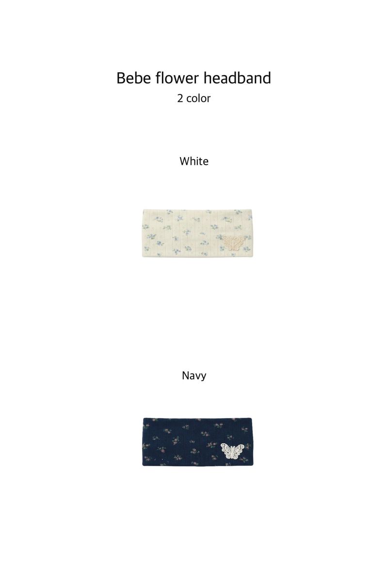 Bebe flower headband_2colors