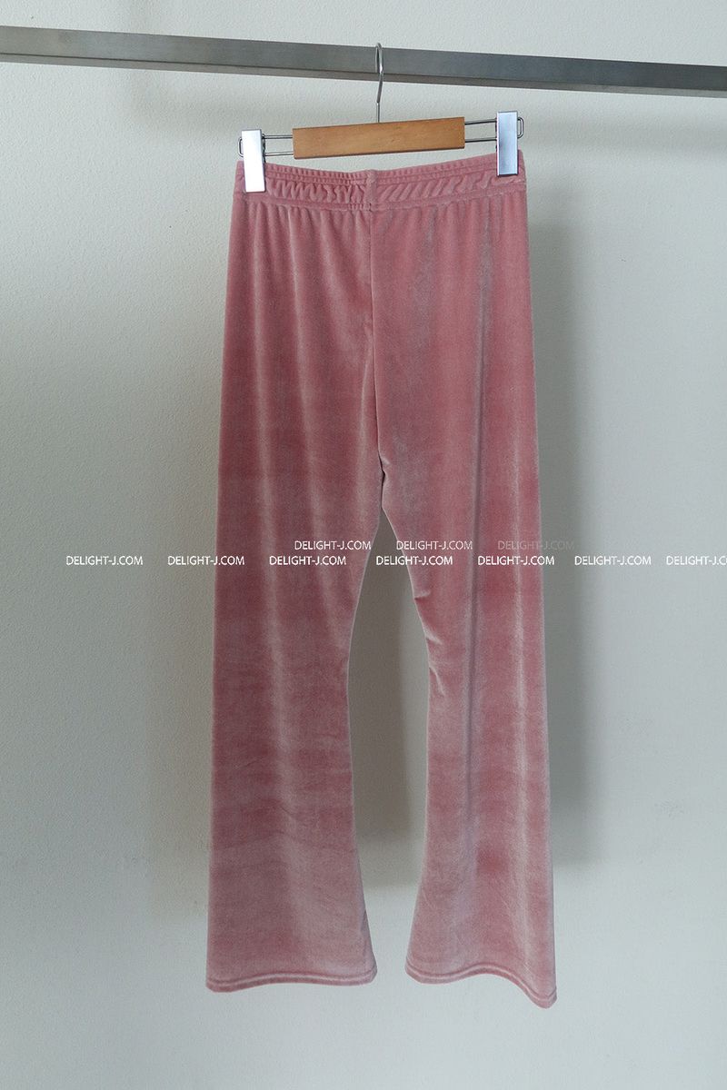 Velvet Slim Two-Piece Sweat Suit Set