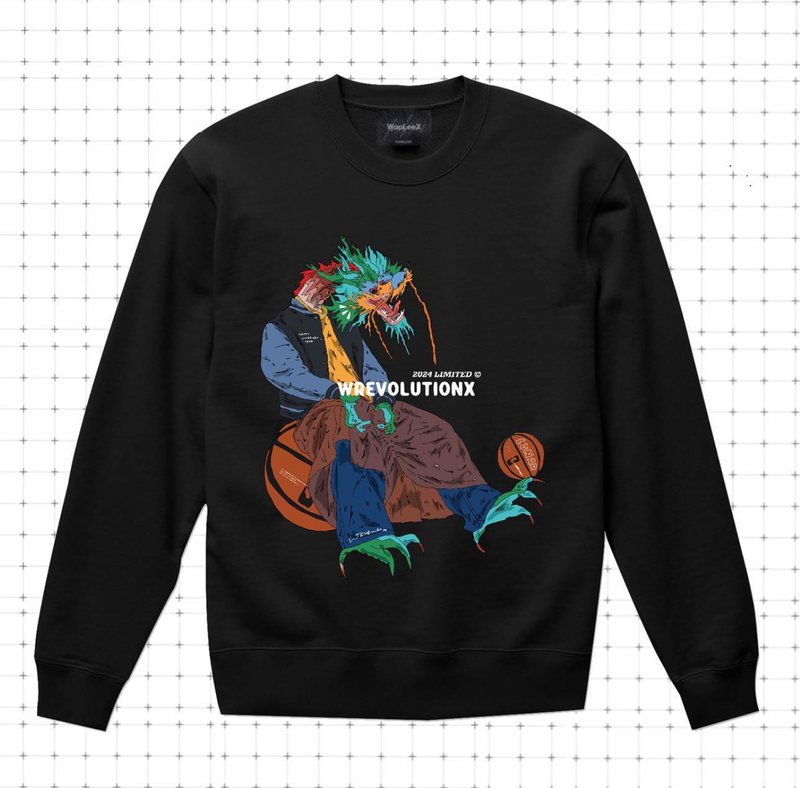 2024 LIMITED - WREVO Dragon Ball Black Sweatshirt