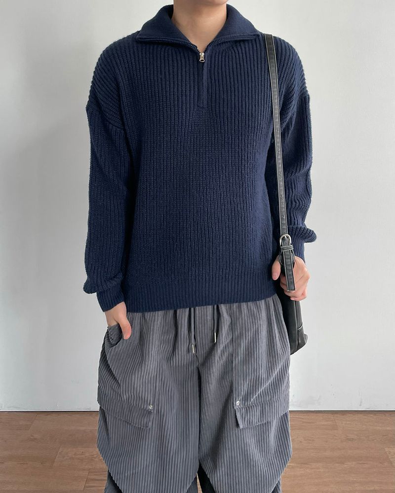 Como Half Zip-up Knit