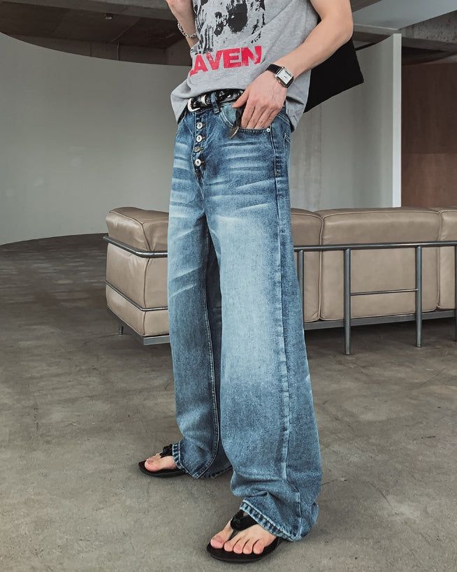 2PLAN（ツープラン）の「Left-washed flare denim pants（Pants）」