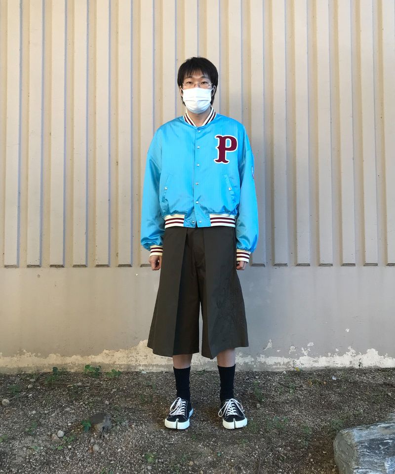 P LOGO BOMBER - SKY BLUE