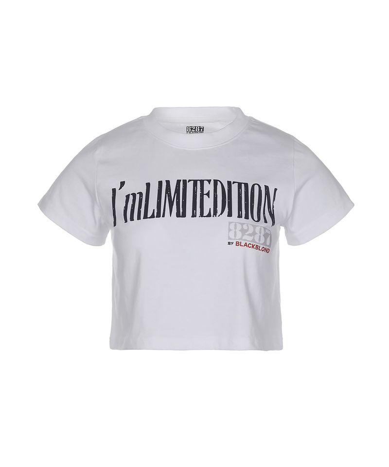 BLACKBLOND(ブラックブロンド)の「8287 Limitedition Short Sleeve Crop Tee (White)(Tops)」