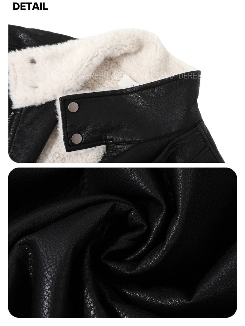 Old Money Stand All-Time Leather Jacket (Winter Fleece)