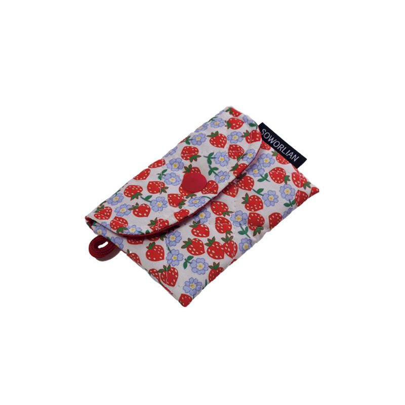 Simple Card wallet _Strawberry Farm