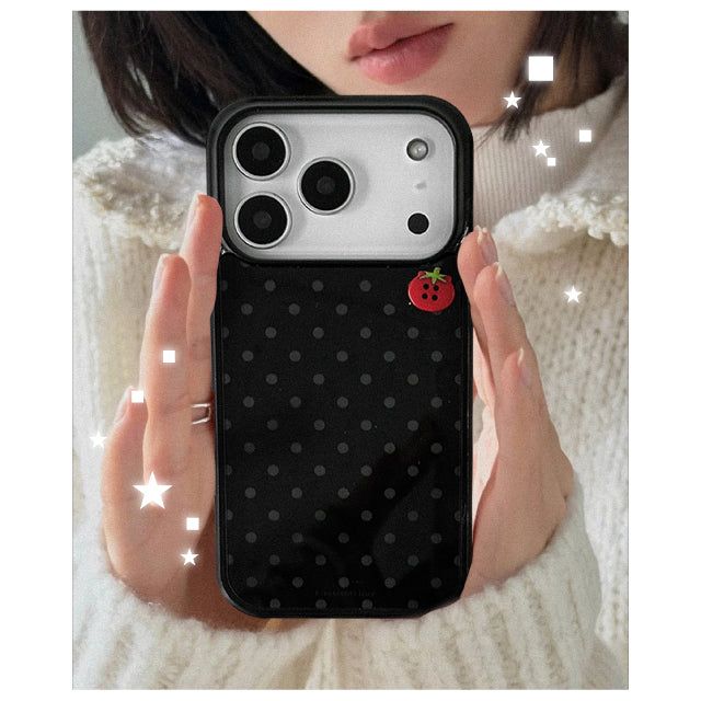Tomato Button Pattern MagSafe iPhone Galaxy Case