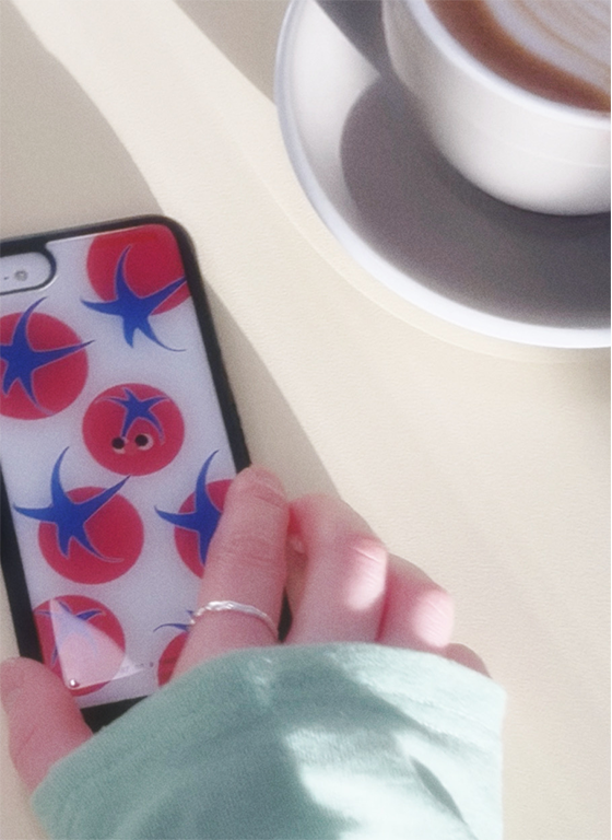 HAPPIMYMEMINE（ハッピーマイミーマイン）の「[MADE] ミニトマトフォンケース（スマホグッズ/小物）」