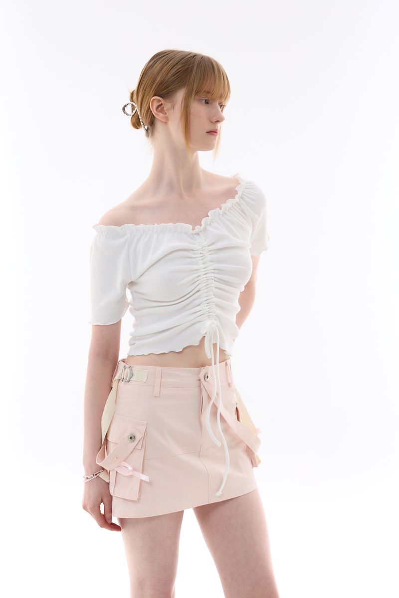 XOXO OFF-SHOULDER / WHITE