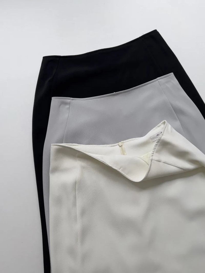 Dion Pintuck Mermaid Long Skirt