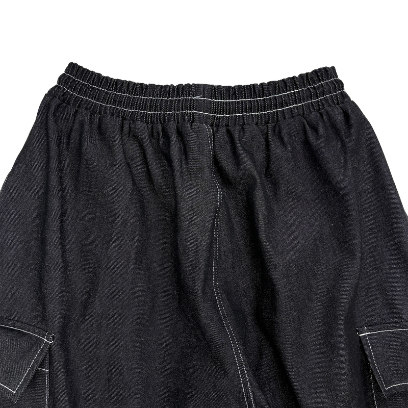big over denim cargo balloon pt