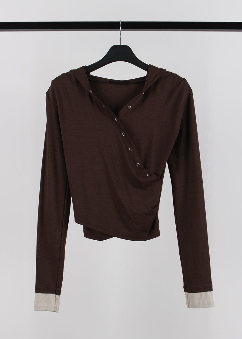 SNAP HOOD TEE