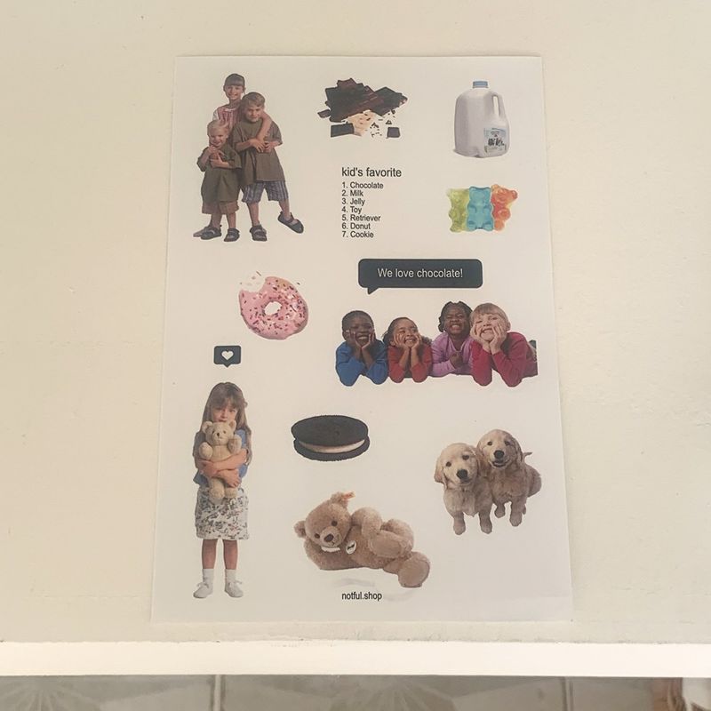 Kids favorite sticker