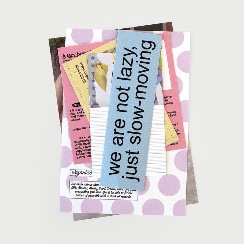 oab lazy pack / scrap sticker set