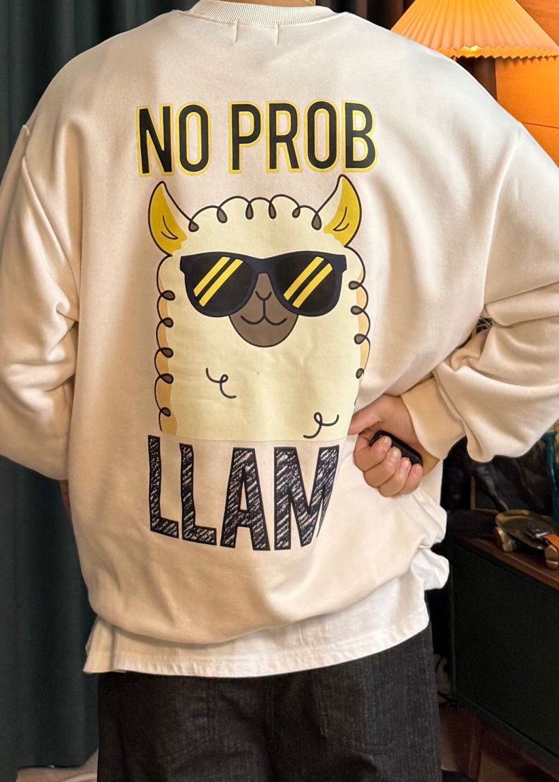 Couple Lama Character Sweatshirt 3COLOR
