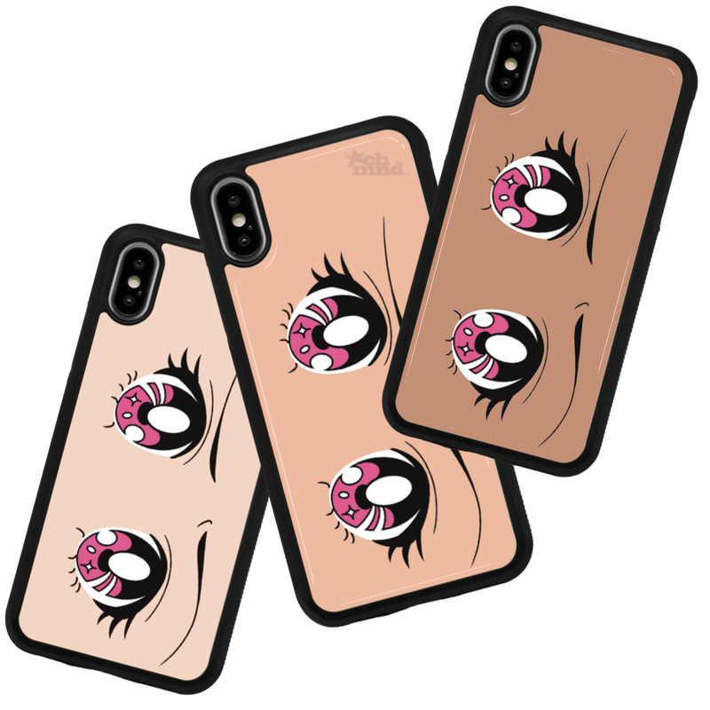 kchmnd（キッチマインド）の「アニメアイフォンケース(ピンク/エポキシ)（スマホグッズ/小物）」