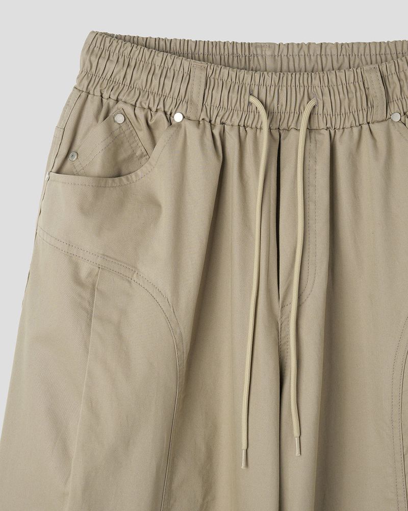 Traillin Cotton Seam One-Tuck Pants