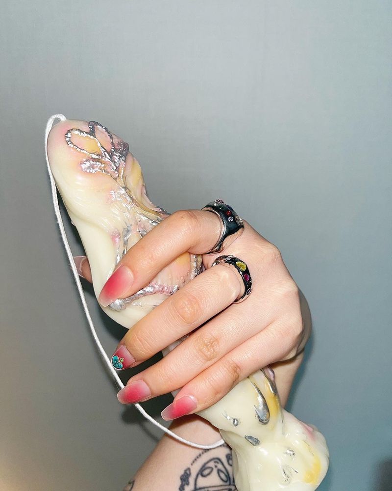 [aespa/Nmixx/Wooah/TNX] Silver gemstone ring_2