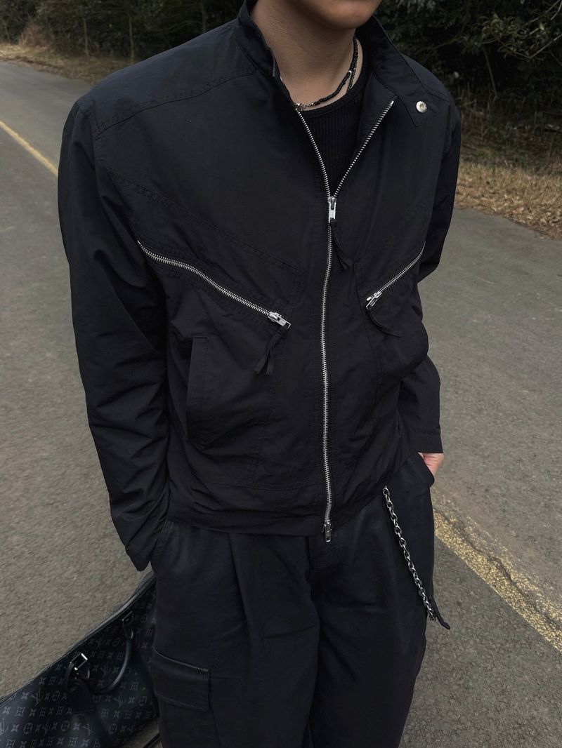 Hands Cotton Biker Jacket 2C