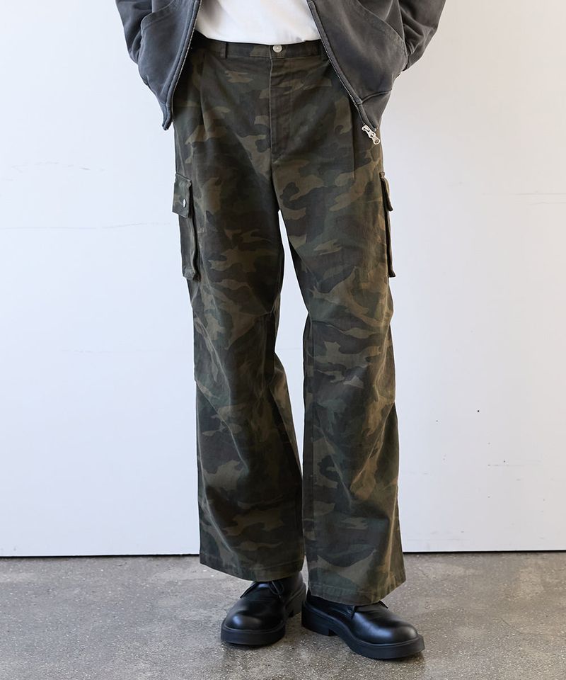 nomad camo parachute cargo pants khaki