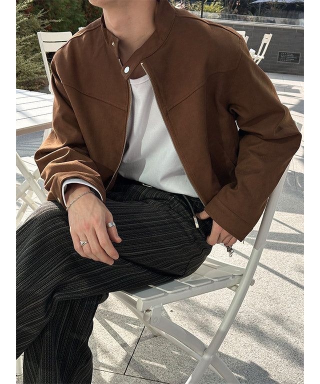 [F/W] Suede standard jacket(2color)