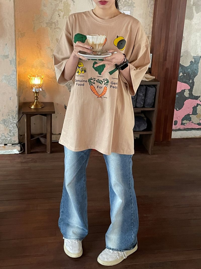 Carrot boxy t
