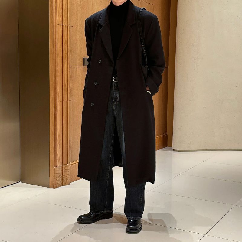 lemenne(ルメンヌ)の「LMN Coeur Essential Herringbone Long Coat (2 colors)(Jackets/Outerwear)」