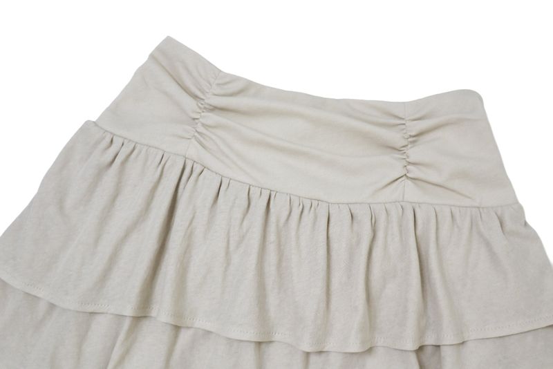 Ariel flare skirt (beige)