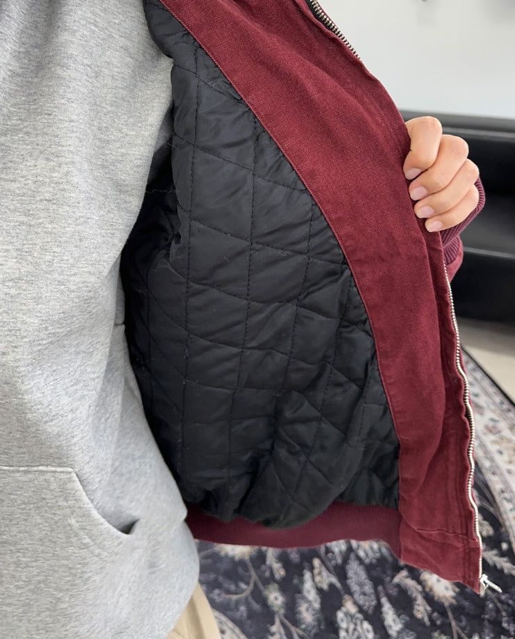 Verus Vintage Quilted Hooded Jumper
