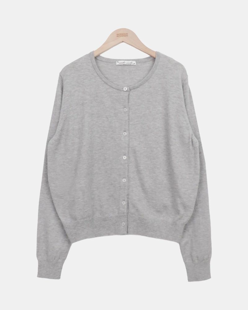 [MADE] Leah Round-Neck Cardigan