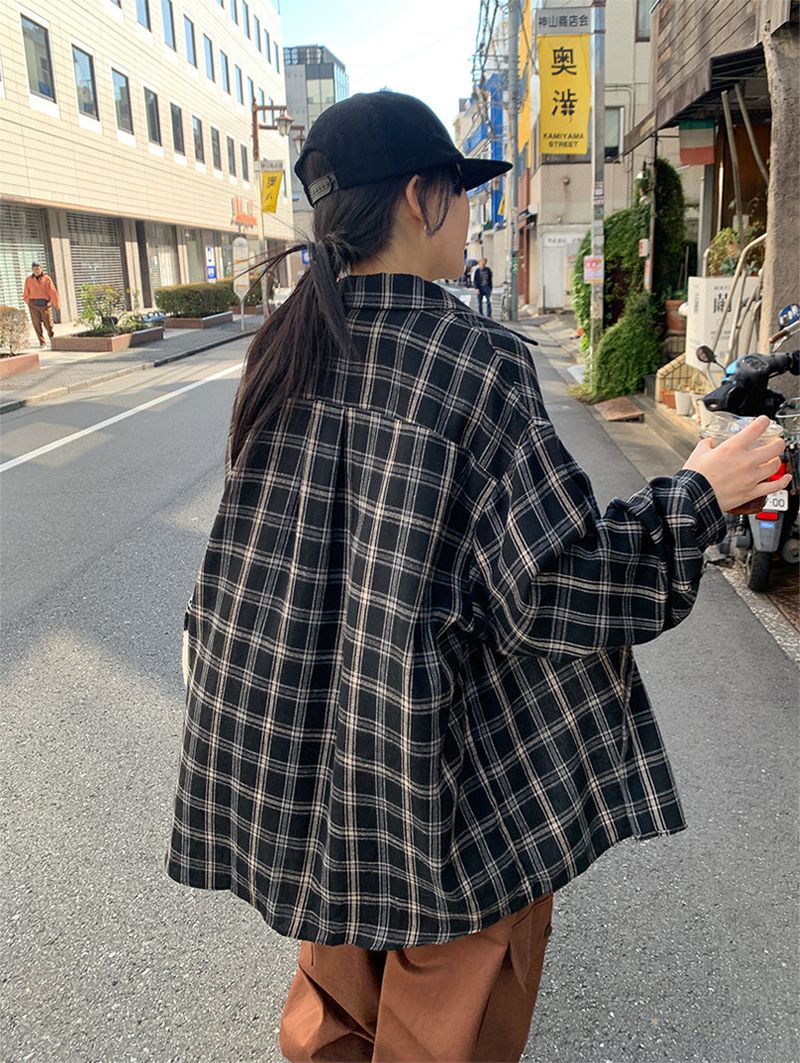 SLOW TWO-WAY CHECK SHIRT (2C)